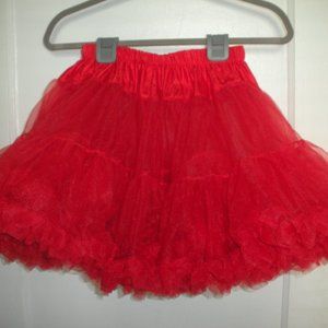 NWOT Red Adult Plus Size Tutu/Petticoat
